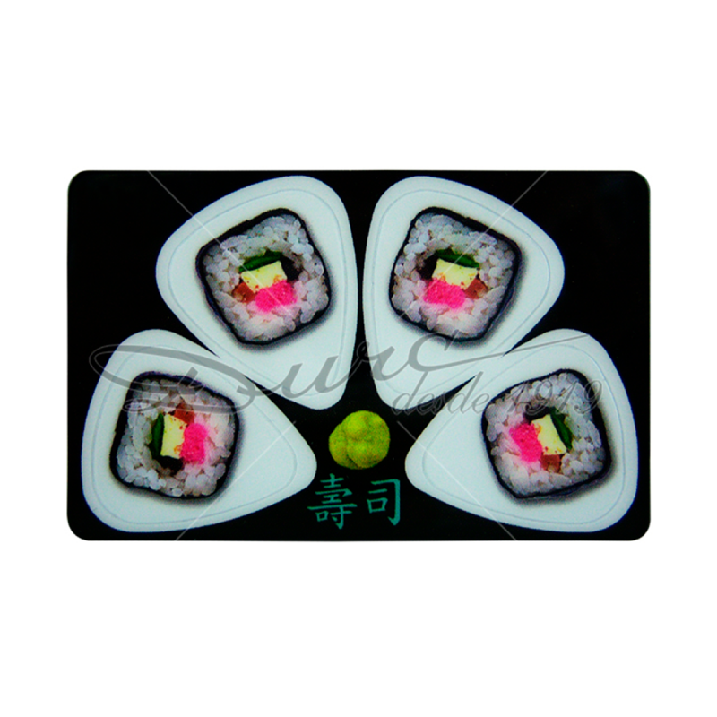 PUA GUITARRA "DECORADA" TARJETA 4 PIEZAS