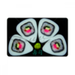 PUA GUITARRA "DECORADA" TARJETA 4 PIEZAS