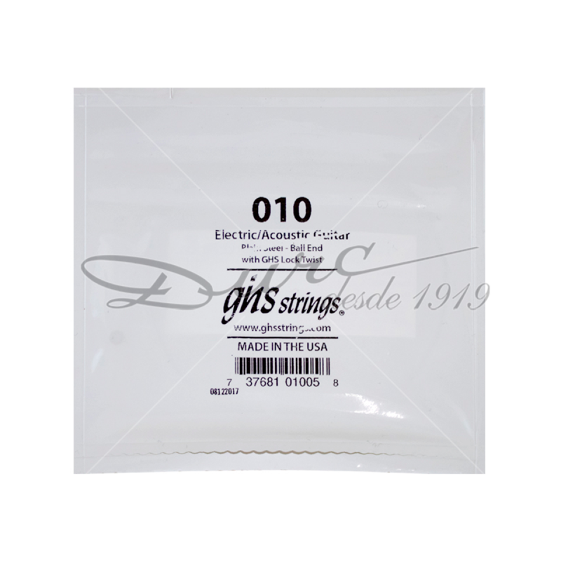 CUERDA 1 E (MI) .010 GUITARRA ELECTRICA