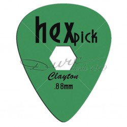 PUA HEXPICK ANTI DESLIZAMIENTO MEDIDA .88 MM (PAQUETE 12 PIEZAS)