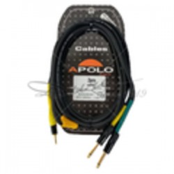 CABLE AUXILIAR (3 MTS) PLUG 3.5 ESTEREO / 2 PLUG 1/4