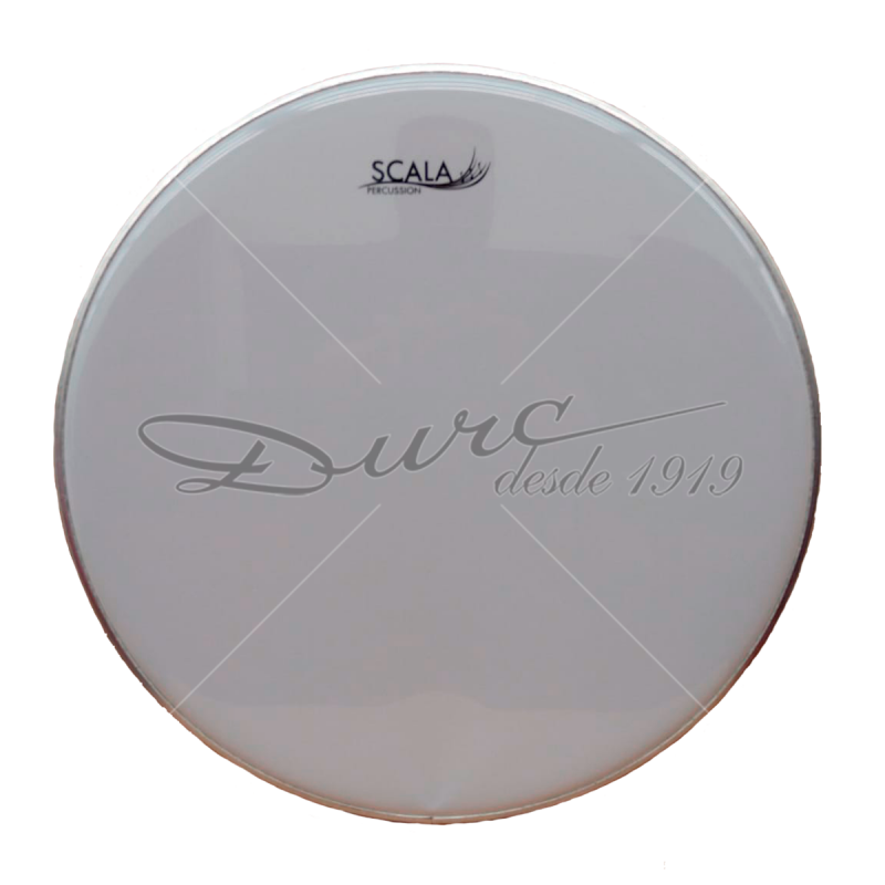 PARCHE 22" BOMBO (GOLPE) 1 CAPA BLANCO TRANSPARENTE